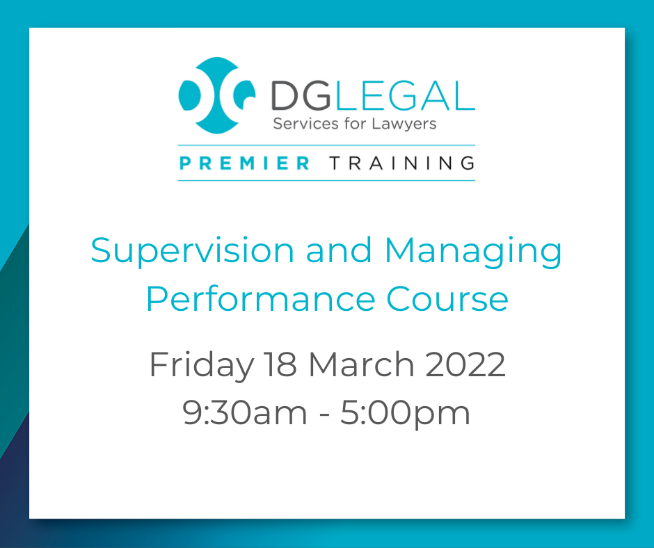 2022.03.18 - Supervision and Managing Performance Course