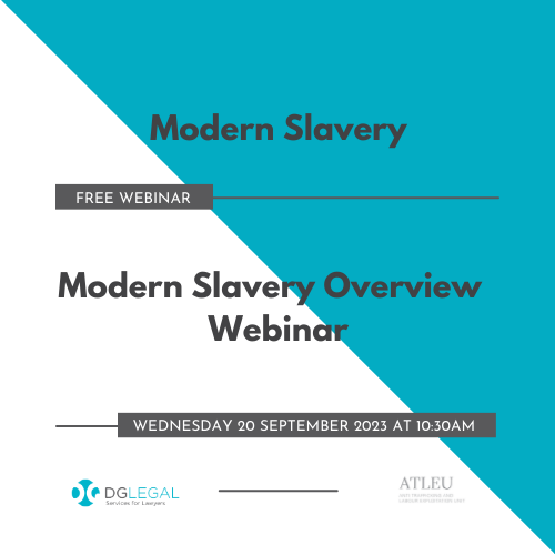 2023.09.20 - ATLEU - Modern Slavery Overview